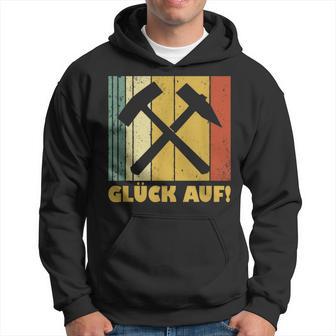 Vintage Ruhrpott Glück Auf Mining Beater And Iron Kapuzenpullover - Geschenkecke