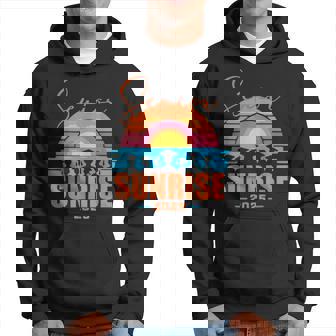 Vintage Senior Sunrise 2025 Seniors Of Class Graduation Hoodie - Thegiftio UK