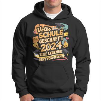 Volksschule Geschafft 2024 Eine Legende Gehtom Gelände German Langu Kapuzenpullover - Seseable