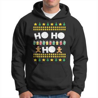 Volleyball Ugly Christmas Sweater Holiday Hoodie - Thegiftio UK