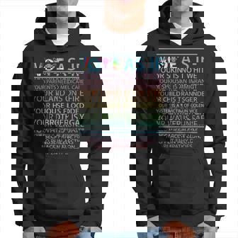 Vote As If Your Skin Is Not White Human's Rights Hoodie - Thegiftio UK