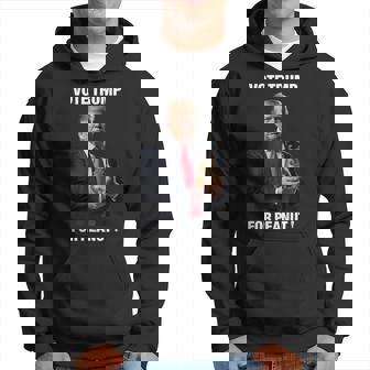 Vote Trump For Peanut The Squirrel Hoodie | Mazezy