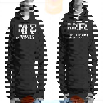 I Voted For The Felon Trump 2024 Winning Convicted Felon Hoodie - Monsterry