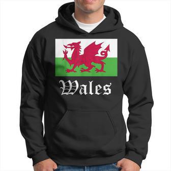 Wales Ddraig Goch Wales Roots Welsh Flag Cymru Welsh Dragon Hoodie - Thegiftio UK