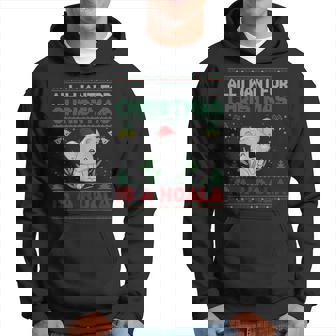All I Want For Christmas Is A Koala Ugly Sweater Hoodie - Thegiftio