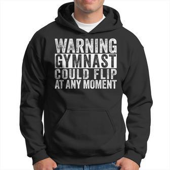 Warning Gymnast Could Flip Boys Gymnastics Hoodie - Thegiftio UK