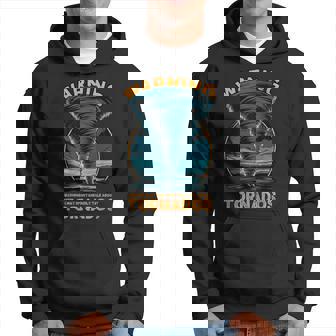 Warning I May Spontaneously Talk About Tornados Storm Chaser Hoodie - Thegiftio UK