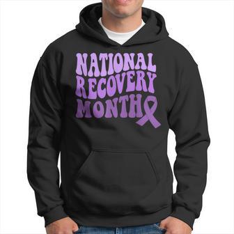 Warrior National Recovery Month Addiction Recovery Awareness Hoodie - Thegiftio UK