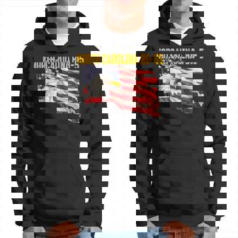 Warship USS North Carolina BB-55 Battleship Veterans Father Men's Hoodie - Monsterry