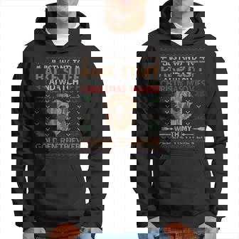 Watch Christmas Movie With My Golden Retriever Ugly Sweater Hoodie - Thegiftio
