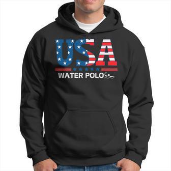Water Polo United States Flag Usa Team Sport Water Polo Hoodie - Thegiftio UK