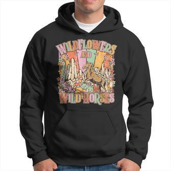 Wildflowers & Wild Horses Western For Her Hoodie - Thegiftio UK