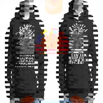 Winner I'm Thankful Trump Won Took America Back Thanksgiving Hoodie | Mazezy