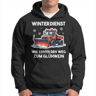 Winterdienst Schneepflugfahrer Humor Schneepflug Kapuzenpullover - Geschenkecke