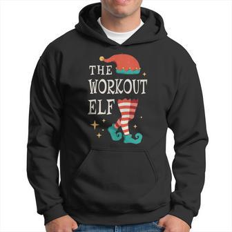 The Workout Elf Cute Ugly Christmas Sweater Family Hoodie - Thegiftio UK