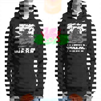 Wrexham Wales City Cymru Welsh Flag Dragon Hoodie - Thegiftio UK