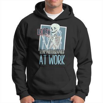 X Ray Tech Halloween Bone Photographer At Work Hoodie - Monsterry