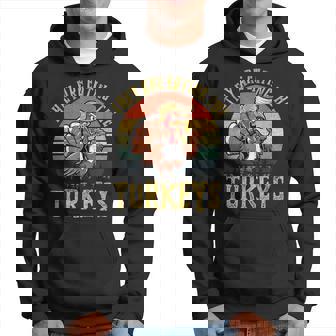 They Are Eating The Turkeys Thanksgiving Turkey Trump 2024 Hoodie - Monsterry