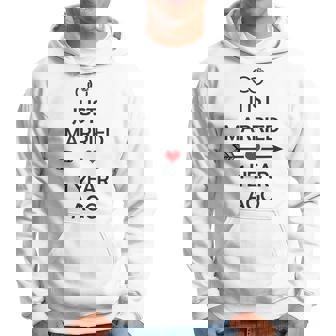 1 Año De Aniversario De Bodas Sudadera - Regaloses