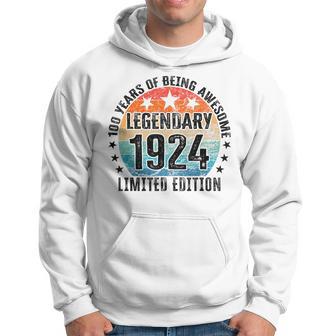 100 Geburtstag Limited Edition Best Of 1924 Kapuzenpullover - Seseable