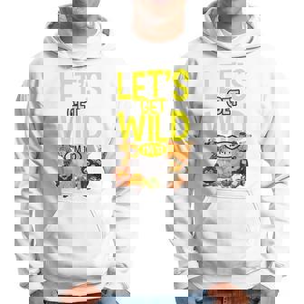 10Th Birthday Zoo Animals Safari 10 Years Old Wild Jungle Hoodie - Monsterry