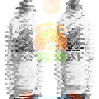 5Th Birthday Halloween 5 Years Old Zombie Awesome Since 2019 Hoodie - Thegiftio UK