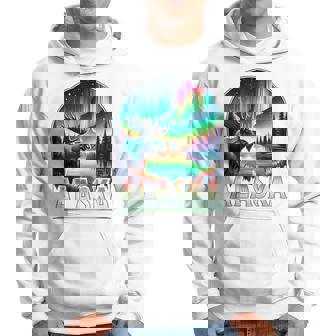 Alaska Northern Lights Aurora Viewing Alaska Moose Hoodie - Seseable