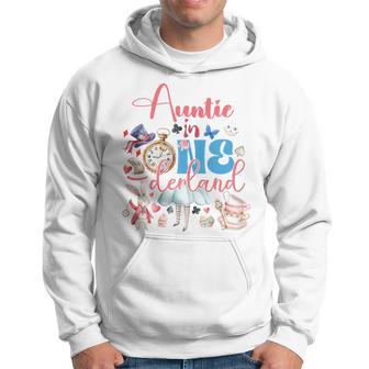 Alice Auntie In Onederland Birthday Family Hoodie - Thegiftio UK