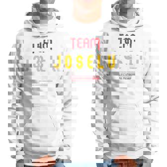 Angustiado Equipo Joselu Orgullosa Familia Apellido Apellido Famili Sudadera - Regaloses