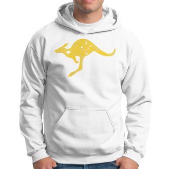 Australia Kangaroo Aussie Roo Flag Roundel Sports Military Hoodie - Thegiftio UK