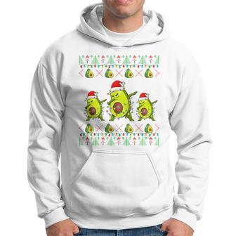 Avocados Ugly Christmas Sweater Xmas Lights Matching Family Hoodie - Thegiftio UK