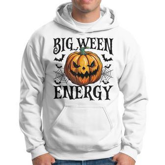 Big Ween Energy Scary Pumpkin O Latern Bat Halloween Hoodie - Thegiftio UK