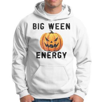 Big Ween Energy Spooky Pumpkin Face Halloween Hoodie - Thegiftio UK