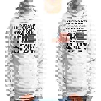 Birthday Usa This Firecracker Was Born On 4Th Of July Hoodie - Thegiftio UK