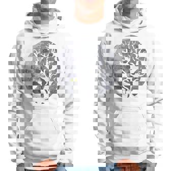 Black Cat Halloween Night Full Moon Mystery Witch Wiccan Hoodie - Thegiftio