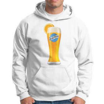 Blue Moon Belgian Beer Logo Drink Hoodie - Thegiftio UK