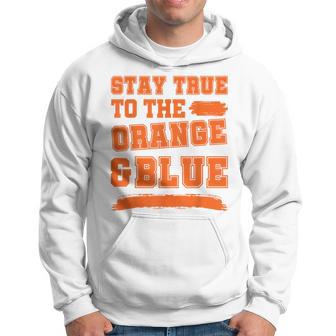 Blue And Orange Game Day Blue And Orange Hoodie - Thegiftio UK