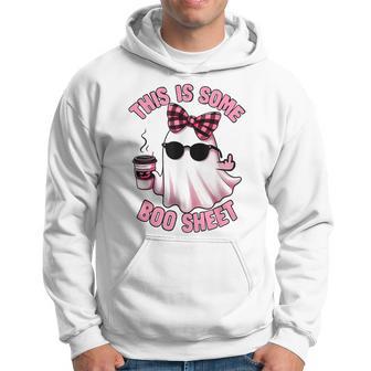 This Is Some Boo Sheet Trick Or Treat Spooky Ghost Halloween Hoodie - Thegiftio UK