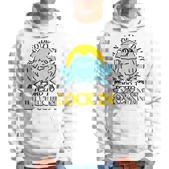 Born To Dilly Dally Forced To Lock In Frog Hoodie | Seseable UK