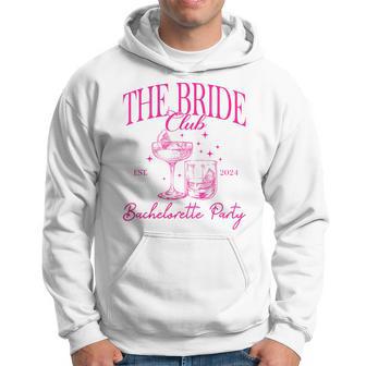 The Bride Club Est 2024 Bachelorette Drinking Party Hoodie - Thegiftio UK