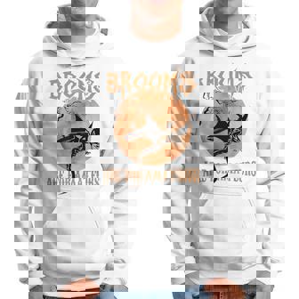 Brooms Are For Amateurs Dragon Riding Witches Halloween Hoodie - Monsterry