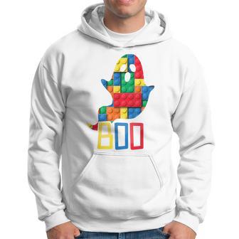 Building Blocks Ghost Boo Master Builder Halloween Costume Hoodie - Thegiftio UK