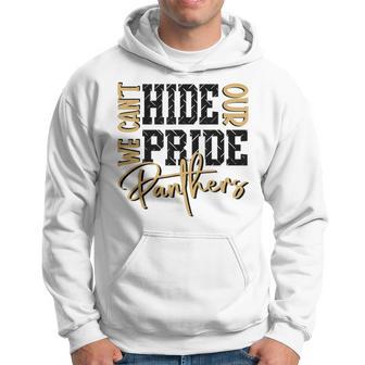 Can't Hide Our Panther Pride Gold Panthers School Spirit Hoodie - Thegiftio UK