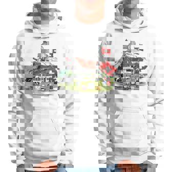 Carte Suisseie Symboles Suisses Sweat à capuche - Cadeauxyz