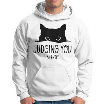Cat Judging You Silently Hoodie - Thegiftio UK