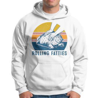 Cat Rolling Fatties Hoodie - Thegiftio UK