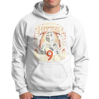 Children's 9Th Birthday Dieser Ritter Ist 9 Jahre T Kapuzenpullover - Geschenkecke