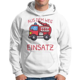 Children's Aus Dem Weg Bin Im Einatz Fire Engine Boys' Kapuzenpullover - Geschenkecke