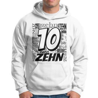 Children's Birthday Ich Bin 10 Zahlwort Zehn Kapuzenpullover - Geschenkecke