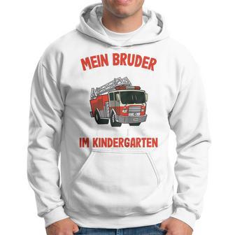 Children's Boys Fire Brigade Mein Bruder Kommt In Die Schule 80 Kapuzenpullover - Geschenkecke